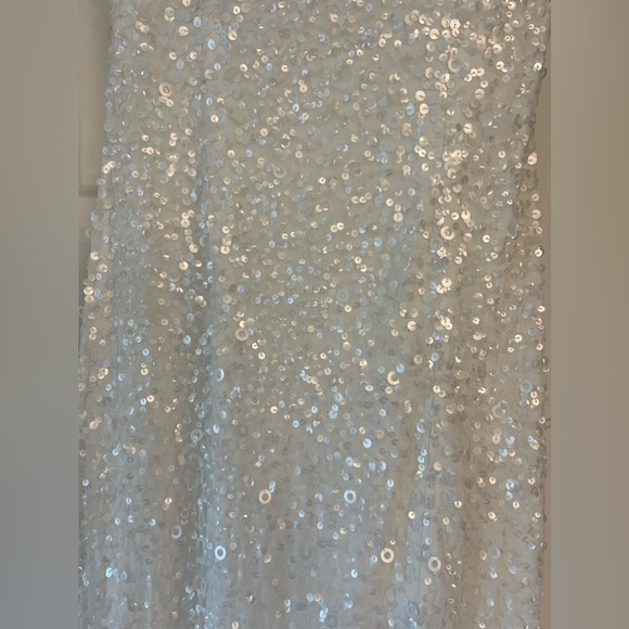 WHITE SEQUIN DRESS - Picture 5 of 5